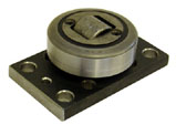 combined roller bearing with mounting plate