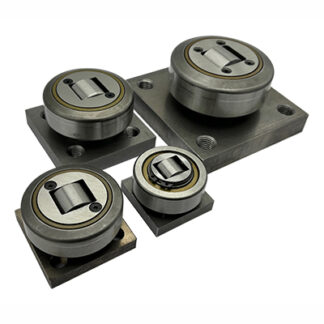 combined roller bearings with square mounting plates